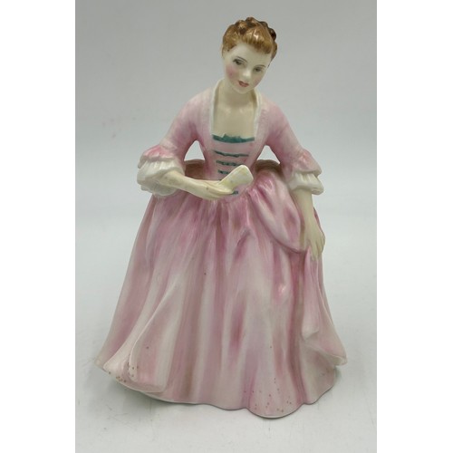 409 - Four Royal Doulton Figurines to include A Gentleman from Williamsburg HN2227, A Lady from Williamsbu... 