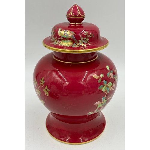 416 - A collection of English ceramics to include a Wedgwood Ruby Tonquin Octagonal bowl 21.5cm d and Ging... 