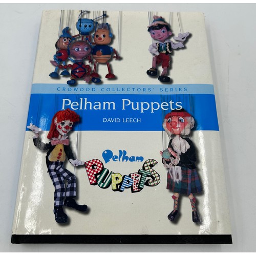 1310 - Five vintage Pelham Puppets with moveable jaws to include SM5 Schoolmaster, SL10 Wicked Witch, Witch... 