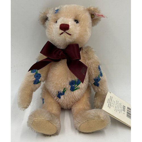 1311 - Two Steiff Bears (replica) to include Growler Teddy Bear 1908 faded pink 'Rosa' limited edition 713/... 