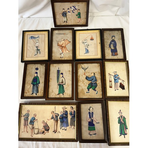 1008 - A collection of Oriental items to include 12 x hand painted pictures, a Centenary Nosawa & Co Ltd sc... 