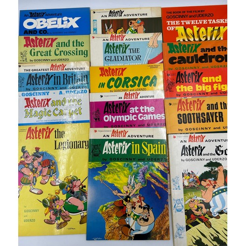 1244 - Collection of Asterix Books 1960/70s (4 hardback annuals and 19 paperback annuals) along with 9 x He... 