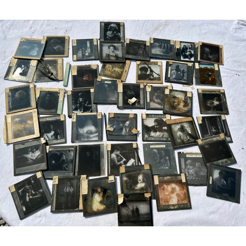 999 - A large quantity of approx. 600 magic lantern slides to include religious (at least 50%), Palestine,... 