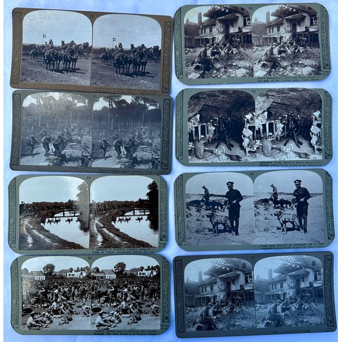 1379 - A stereograph together with a quantity of cards to include Realistic Travels - WWI scenes (29) and a... 