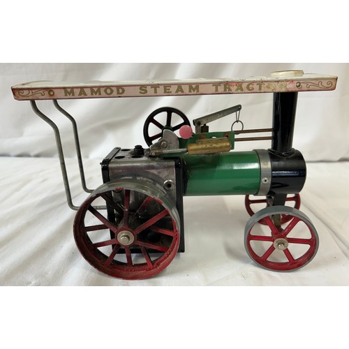 1290 - Mamod TE1A Steam Tractor Engine 18cm x 25cm.