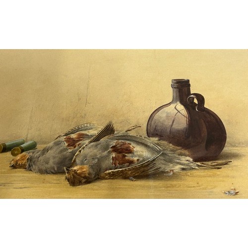 1523 - Thomas Heywood  (1846-1919) watercolour, still life of dead game, signed Tom Heywood bottom right. I... 