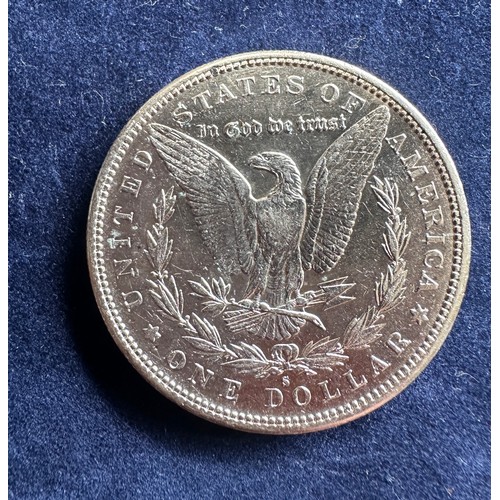 797 - A collection of eight United States of America Silver Dollars to include 1881, 1885, 1890, 1988, 189... 