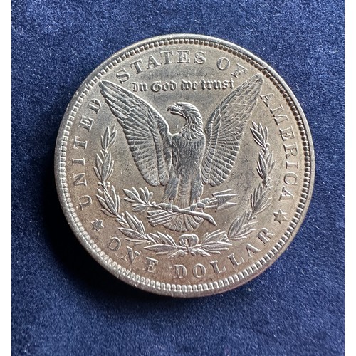 797 - A collection of eight United States of America Silver Dollars to include 1881, 1885, 1890, 1988, 189... 