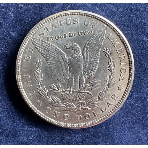 797 - A collection of eight United States of America Silver Dollars to include 1881, 1885, 1890, 1988, 189... 