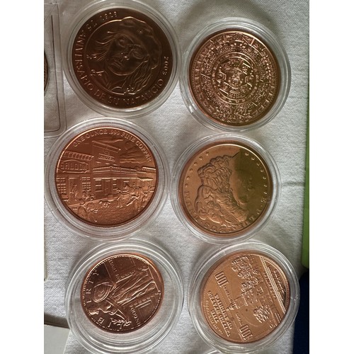 804 - European and World replica/original coins to include 5 x  Spanish silver peseta coins including 1821... 