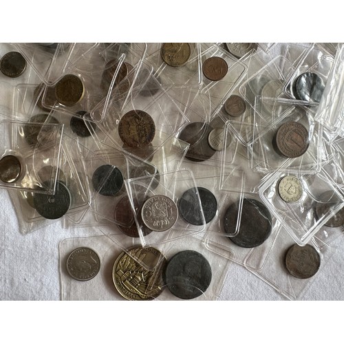 804 - European and World replica/original coins to include 5 x  Spanish silver peseta coins including 1821... 