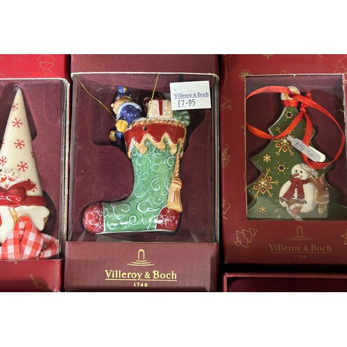 356 - A large collection of Villeroy & Boch Christmas items to include 16 x tree hangings, 11 x tea light/... 