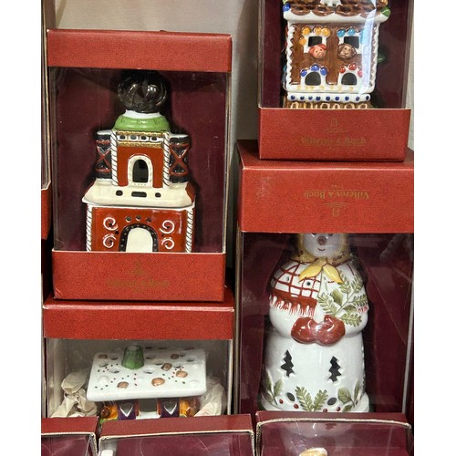 356 - A large collection of Villeroy & Boch Christmas items to include 16 x tree hangings, 11 x tea light/... 