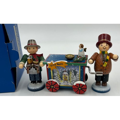 449 - A selection of Kathe Wohlfahrt hand painted wooden Christmas figures mostly with original boxes and ... 