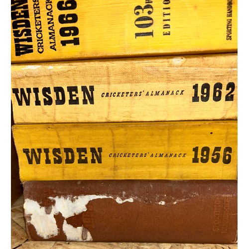 1238 - A collection of 47 x Wisden Cricketers Almanacks to include dates 1953,1956,1962,1966,1968,1970-2008... 