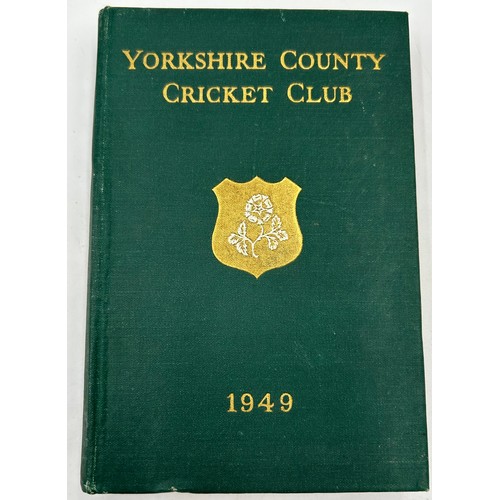 1239 - A collection of cricket books to include 21 x Yorkshire County Cricket Club Annual Report books by Y... 