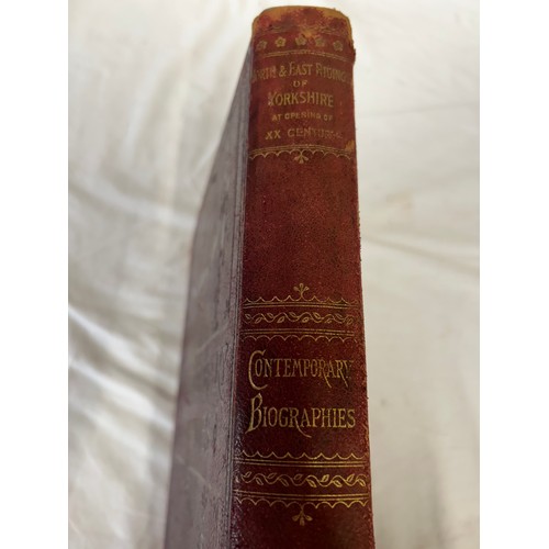 1241 - North & East Ridings of Yorkshire at the opening of the twentieth century Contemporary Biographies b... 