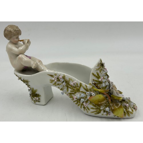 378 - Continental ceramics to include a Capodimonte urn shaped vase and cover with classical figures in re... 