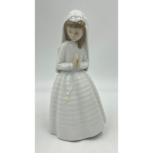 314 - Ten Nao figurines by Lladro to include: 419 Flowers from my Garden, 02001691 My Dearest Girl, 0236 C... 