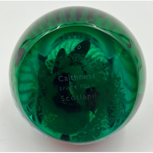 480 - Four Limited Edition Caithness paperweights to include two by Sarah Peterson : 'Over The Rainbow' Sh... 