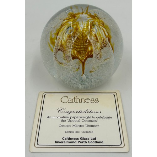 481 - A collection of Caithness glass paperweights,all with certificates: Crystal Carousel  (pink) Crystal... 