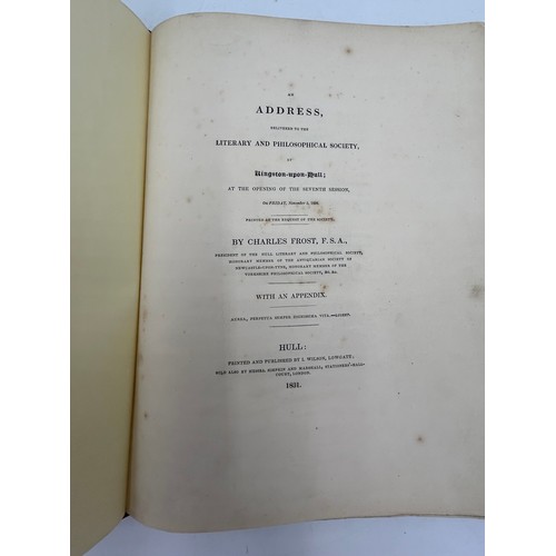 1225 - Hadley, George. A New and Complete History of the Town and County of the Town of 
Kingston upon Hull... 