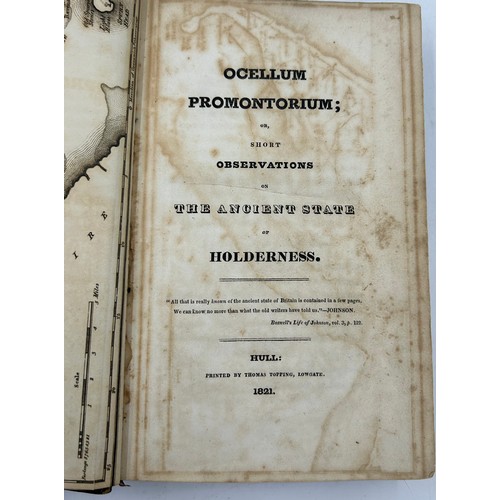 1229 - Thompson, Thomas. Ocellum Promontorium. Hull. 1821 bound with Thompson, Thomas. A 
History of the Ch... 