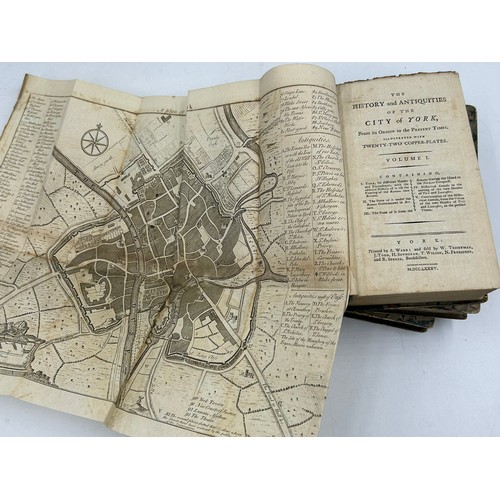 1231 - Charlton, Lionel. The History of Whitby and of Whitby Abbey. York. 1779. Original boards, cloth 
spi... 