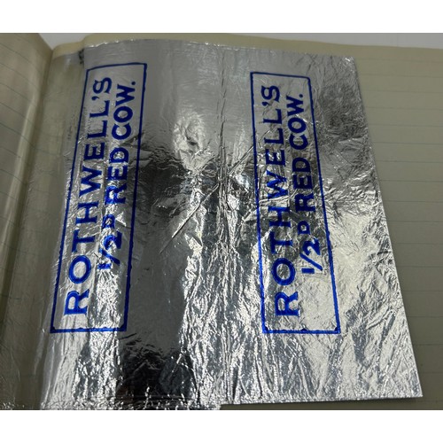 997 - Two quality control booklets from Alcan printers containing a collection of sweet and chocolate foil... 