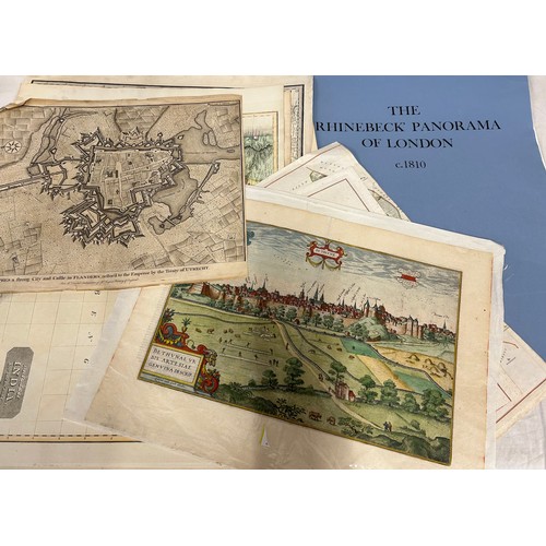 1470 - A collection of 16 unframed maps of various ages by Thomson's, John Cary, J Wyld, Johnson, Robinson ... 