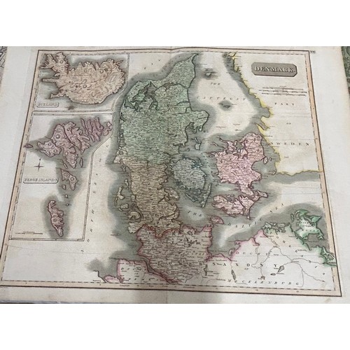 1470 - A collection of 16 unframed maps of various ages by Thomson's, John Cary, J Wyld, Johnson, Robinson ... 