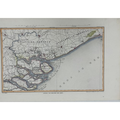 1471 - A collection of 33 unframed maps, various ages by Stieler, J&C Walker, Cooper, Andre, Stanford's etc... 