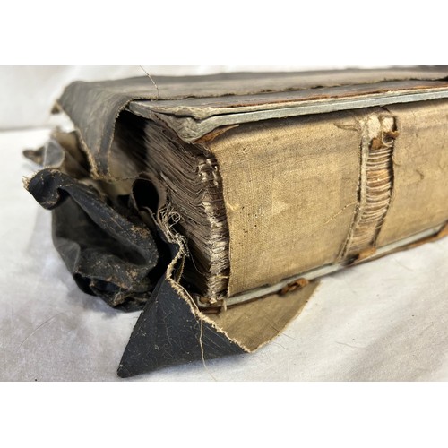 995 - An interesting Victorian scrap book created from an original ledger containing clips of ships, rural... 