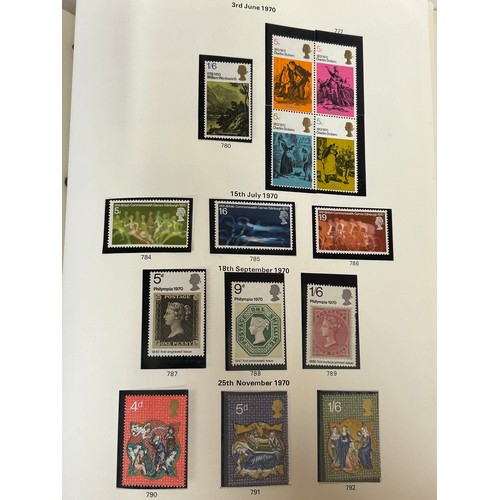 829 - An accumulation of GB and World Stamps both mint and used  to include four albums of GB stamps, the ... 