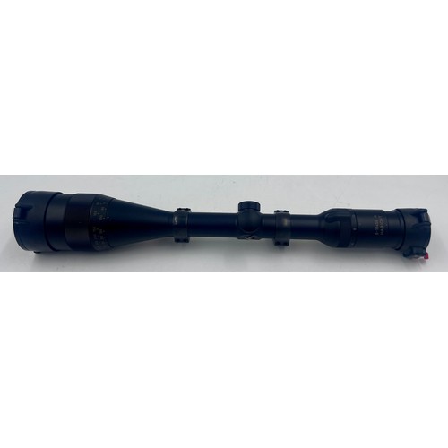 987 - SWAROVSKI A '6-18 X 50 HABICHT' TELESCOPIC SIGHT, serial no. M740816827, butler creek lens caps and ... 