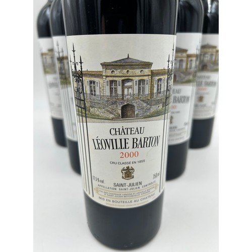 1277 - Chateau Leoville Barton Cru Classe 2000, Saint-Julien 6 x 75cl.