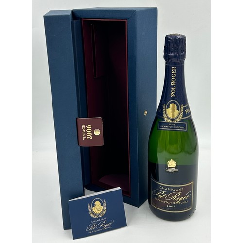 1278 - One bottle Pol Roger champagne vintage 2006 Sir Winston Churchill, boxed.