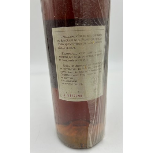 1279 - Armagnac Baron De Lustrac 1958 no. L5827298 to reverse, 40% 70cl.