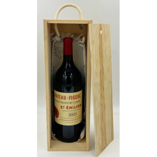 1280 - A bottle of Chateau Figeac Premier Grand Cru Classe 2000 St Emilion 1500ml. Bottle No 171033.