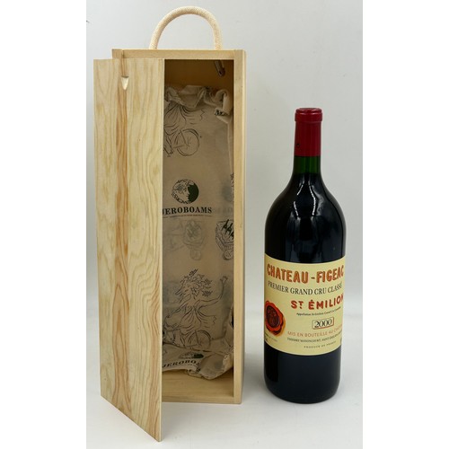 1280 - A bottle of Chateau Figeac Premier Grand Cru Classe 2000 St Emilion 1500ml. Bottle No 171033.