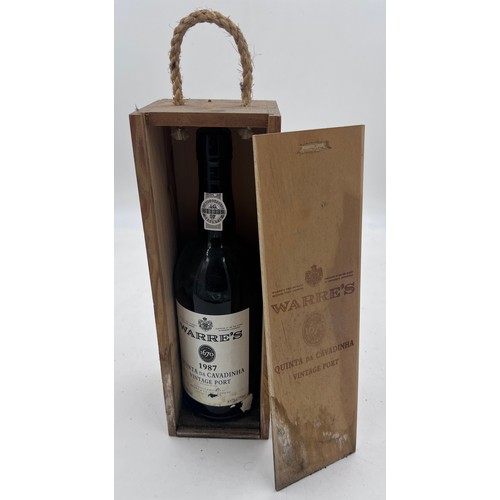 1252 - Warre's 1987 Quinta da Cavadinha vintage port 750ml.