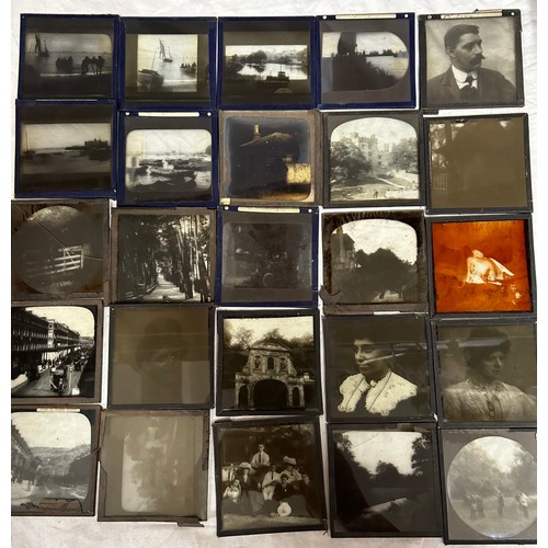 991 - Glass slides: approx. 52 x photographs etc of The Second Boer War, 100 x Natural History, social his... 