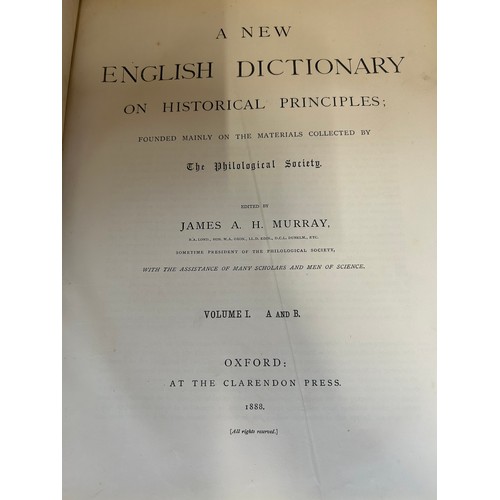 1165 - James A H Murray : A New English Dictionary on Historical Principles Founded Mainly on Materials Col... 