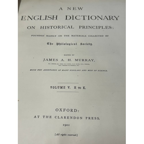 1165 - James A H Murray : A New English Dictionary on Historical Principles Founded Mainly on Materials Col... 