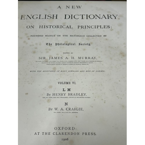 1165 - James A H Murray : A New English Dictionary on Historical Principles Founded Mainly on Materials Col... 