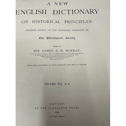 1165 - James A H Murray : A New English Dictionary on Historical Principles Founded Mainly on Materials Col... 