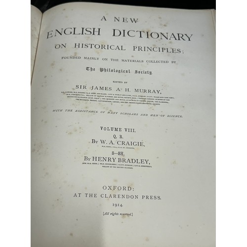 1165 - James A H Murray : A New English Dictionary on Historical Principles Founded Mainly on Materials Col... 