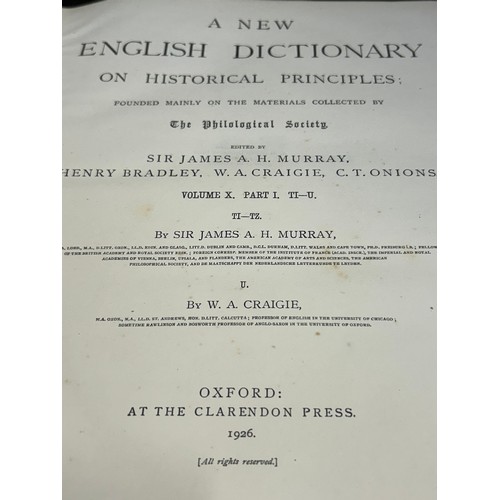 1165 - James A H Murray : A New English Dictionary on Historical Principles Founded Mainly on Materials Col... 