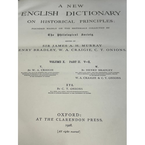 1165 - James A H Murray : A New English Dictionary on Historical Principles Founded Mainly on Materials Col... 