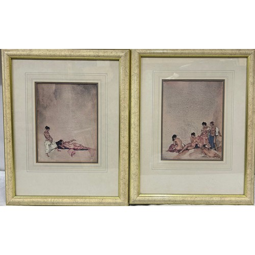 1460 - Sir William Russell-Flint PRWS RA ROI (Scottish, 1880-1969) A pair of framed prints of female nude s... 